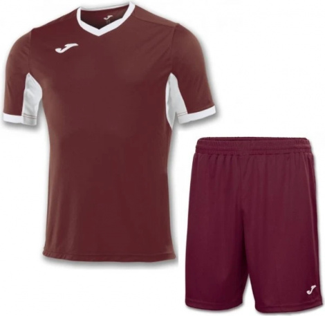 Комплект футбольної форми Joma CHAMPION IV бордово-білий 100683.652_100053.650
