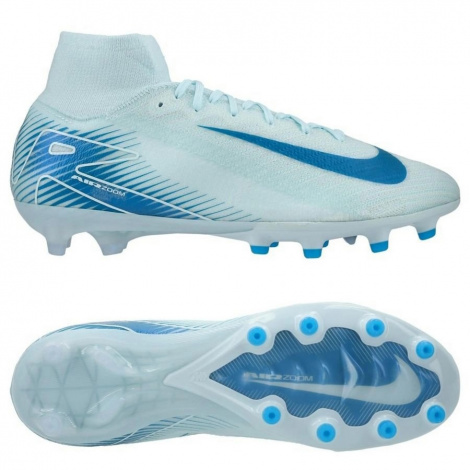 Бутсы Детские Nike Mercurial Superfly 10 Elite Ag-Pro High-Top Fq8339-400-J, Цвет Голубой, Размер (Ев.