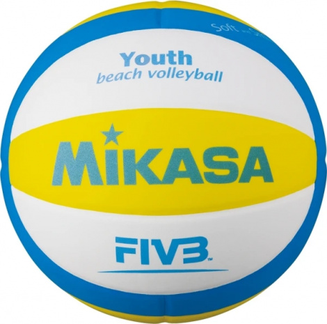 Мяч для пляжного волейбола Mikasa YOUTH BEACH VOLLEYBALL бело-желто-голубой