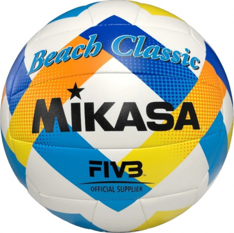 М'яч для пляжного волейболу Mikasa BEACH CLASSIC біло-синьо-жовтий