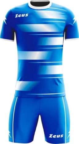 Комплект футбольної форми Zeus KIT KOSMO RO/BI синьо-білий Z01819