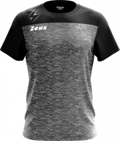 Футболка Zeus T-SHIRT OLYMPIA NERO черно-темно-серая Z01802