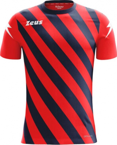 Футболка футбольная Zeus SHIRT ZIP RE/BL Z01699