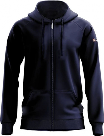 Толстовка Zeus FELPA ULTRA C/ZIP темно-синяя Z01628
