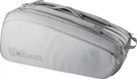 Сумка-рюкзак для тенісу Wilson SHIFT SUPER TOUR 9 світло-сіра WR8030101001