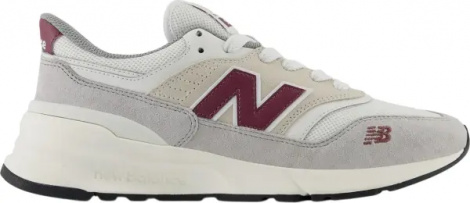 Кроссовки New Balance 997 светло-серо-бордовые U997RMGC