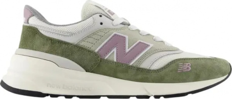 Кросівки New Balance 997 зелено-біло-бузкові U997RMGB