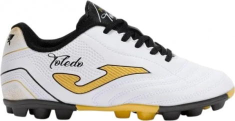 Бутсы детские Joma TOLEDO бело-золотые TOJW2502HG