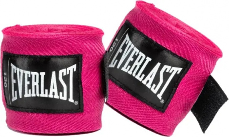 Бинти боксерські Everlast CORE HANDWRAPS рожеві (304,8 см) P00003248
