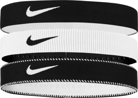 Повязки на голову Nike FLEX CLASSIC черные, белая (3 штуки) N.101.1932.036.OS