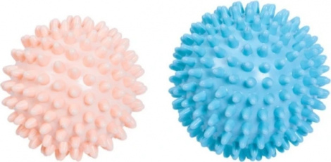 Набір масажних м'ячів LiveUp MASSAGE BALL рожевий, блакитний LS3302-bp