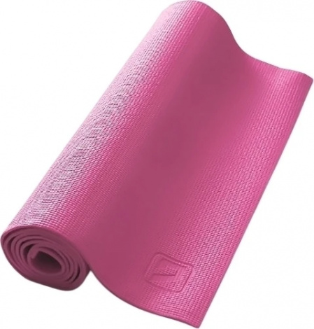 Килимок для йоги LiveUp PVC YOGA MAT рожевий LS3231-04p