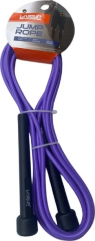 Скакалка LiveUp JUMP ROPE фіолетово-чорна LS3115-N-P