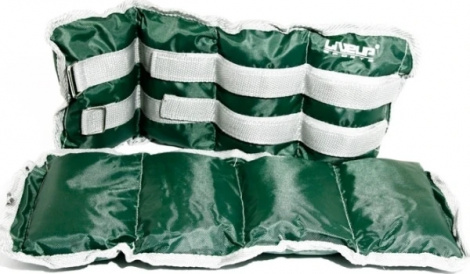 Обважнювачі для щиколотки/зап'ястя LiveUp WRIST/ANKLE WEIGHT зелені (2 х 2.0 кг) LS3011-2