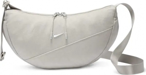 Сумка через плече жіноча Nike AURA CRESCENT CROSSBODY 4L світло-сіра HQ4370-009