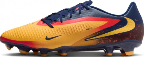 Бутсы Nike PHANTOM 6 LOW ACADEMY 'ERLING HAALAND' FG/MG EH оранжево-красно-темно-синие HQ2314-800