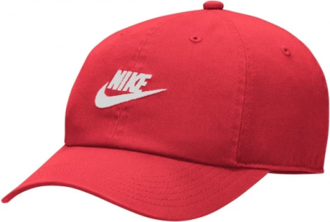 Кепка подростковая Nike K NK CLUB CAP US CB FUT WSH красная FB5063-657