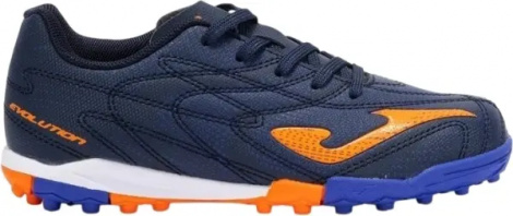 Сороконожки (шиповки) детские Joma EVOLUTION темно-сине-оранжевые EVJW2503TF