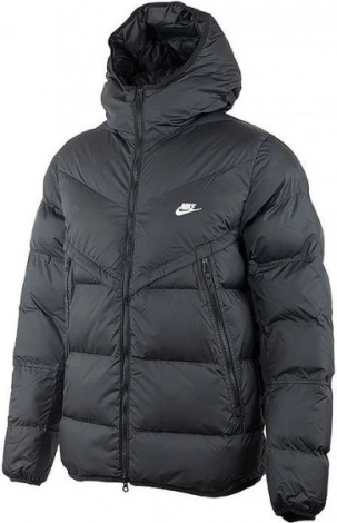 Куртка Nike M NK SF WR PL-FLD HD JKT черная DR9605-010