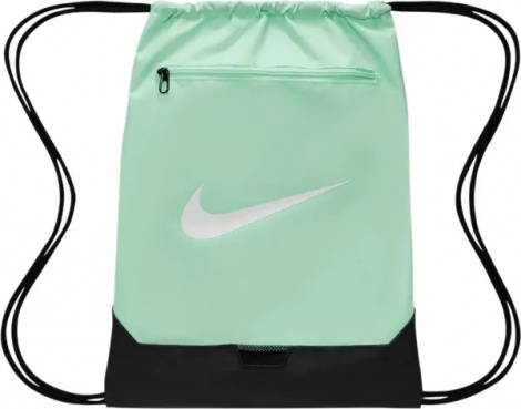 Сумка-мешок Nike BRASILIA 9.5 DRAWSTRING 18L мятная DM3978-353