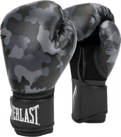 Перчатки боксерские Everlast SPARK TRAINING GLOVES серый камуфляж (10 унций) 919580-70-1210