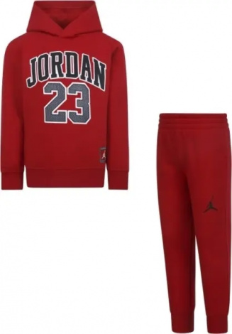 Спортивный костюм детский Nike JORDAN JERSEY TRACKSUIT красно-черный 85C651-R78