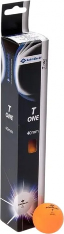 Набор мячей для настольного тенниса Donic 1T 40+ оранжевый (6 штук) 618198