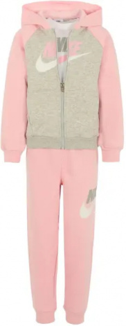 Спортивный костюм детский Nike SPORTSWEAR розово-серо-белый 36N341-A0W