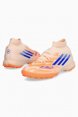 Сороконожки adidas F50 League Mid TF для женщин - апельсин