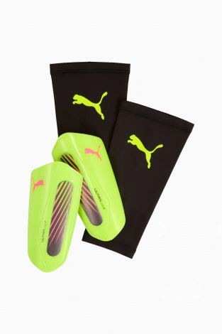 Футбольные щитки Puma ULTRA Light Sleeve - желтый