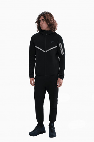 Кофта Nike Tech Fleece Hoodie Windrunner Full-Zip - черный