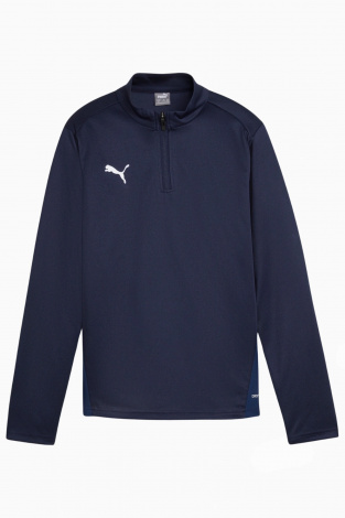 Кофта Puma teamGOAL 1/4 Zip Top Junior - темно-синій
