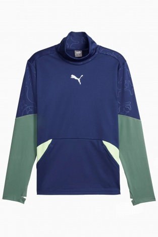 Кофта Puma individualWINTERIZED Top Junior - темно-синий
