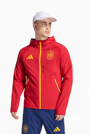Ветровка adidas Spain 2026 Tiro Travel Full-Zip - красный
