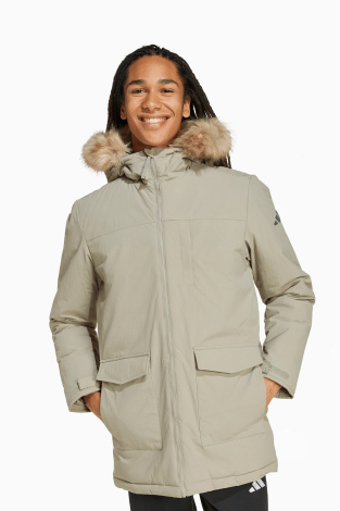 Куртка adidas Paveric Climawarm Fur Parka - зелений