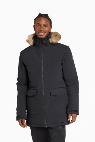 Куртка adidas Paveric Climawarm Fur Parka - чорний