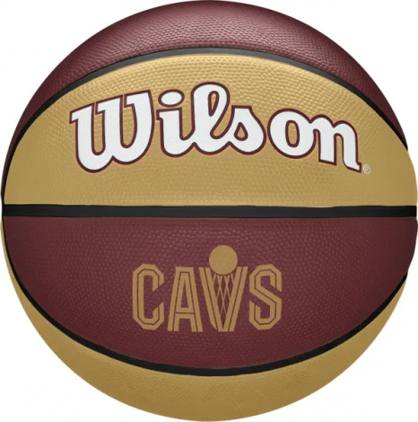 Баскетбольный мяч Wilson NBA TEAM TRIBUTE CLEVELAND CAVALIERS бордово-золотой
