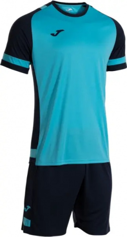 Комплект футбольной формы Joma LIDER бирюзово-темно-синий 104285.013