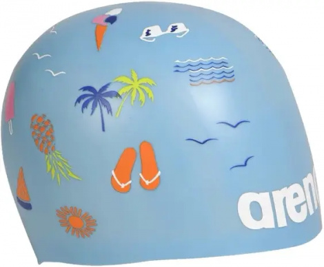 Шапочка для плавання Arena POOLISH MOULDED блакитна 1E774-233