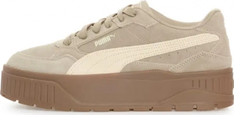 Кроссовки женские Puma KARMEN II IDOL SUEDE бежево-коричневые 397462-15