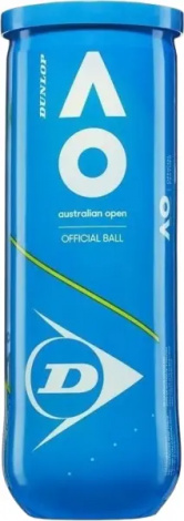 Набор мячей для тенниса Dunlop AUSTRALIAN OPEN 3B желтый (3 штуки) 601354