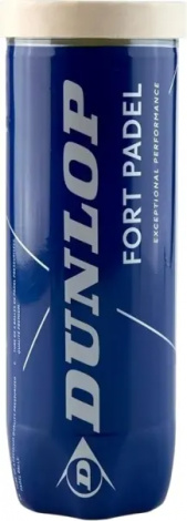 Набор мячей для падл-тенниса Dunlop FORT PADEL 3PET желтый (3 штуки) 601555