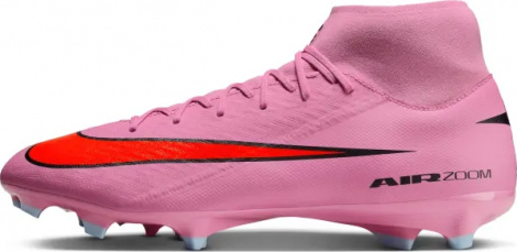 Бутсы Nike MERCURIAL ZOOM SUPERFLY 10 ACADEMY FG/MG розово-красные FQ1456-600