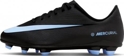 Бутсы детские Nike JR MERCURIAL VAPOR 16 CLUB FG/MG черно-голубые FQ8286-003