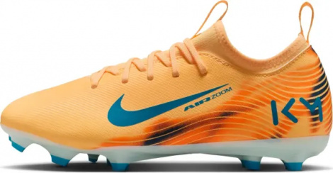 Бутсы детские Nike JR MERCURIAL ZOOM VAPOR 16 ACADEMY "KYLIAN MBAPPE" FG/MG оранжево-темно-бирюзовые FQ8394-801
