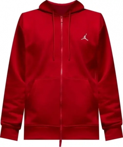 Толстовка Nike JORDAN BROOKLYN FLEECE FULL-ZIP HOODIE червона FV7289-687