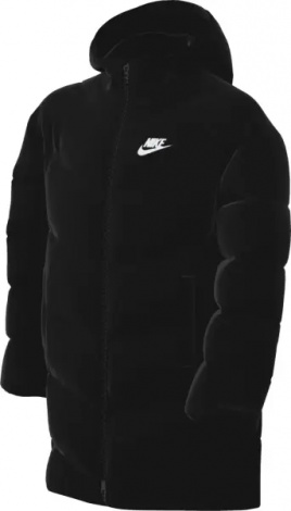 Куртка підліткова Nike SPORTSWEAR ALL DAY PLAY THERMA-FIT LOOSE-FIT MID-LENGTH чорна HJ2722-010