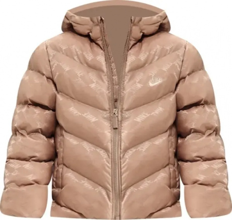 Куртка подростковая Nike SPORTSWEAR ALL DAY PLAY THERMA-FIT LOOSE-FIT бежевая HQ9374-200