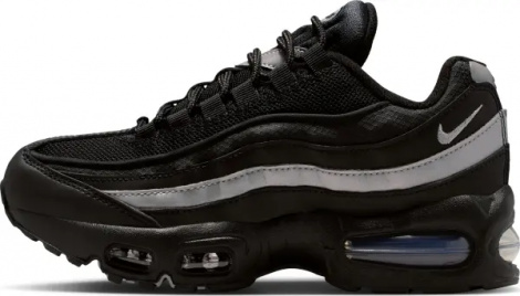 Кросівки підліткові Nike AIR MAX 95 (GS) чорно-срібні II4130-013