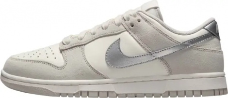 Кроссовки женские Nike DUNK LOW светло-серо-серебряные II7651-133
